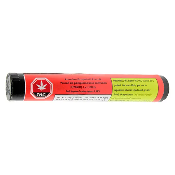 Image for Romulan Grapefruit Pre-Roll, cannabis all products by Green Mountain