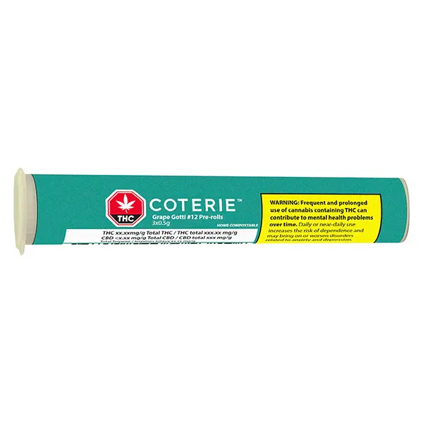 Image for Grape Gotti #12 Pre-Roll, cannabis all products by Coterie