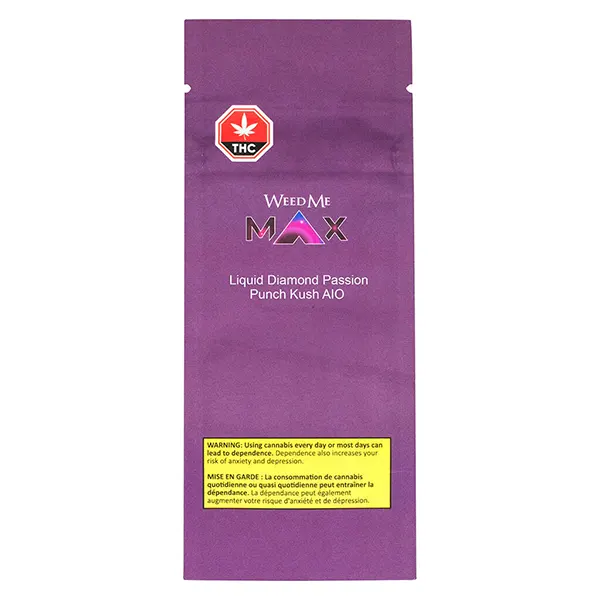 Image for Liquid Diamond Guava Passion Fruit AIO, cannabis disposable vapes by Weed Me