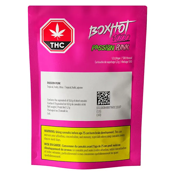 Image for Passion Punk 510 Thread Cartridge, cannabis 510 cartridges by BoxHot