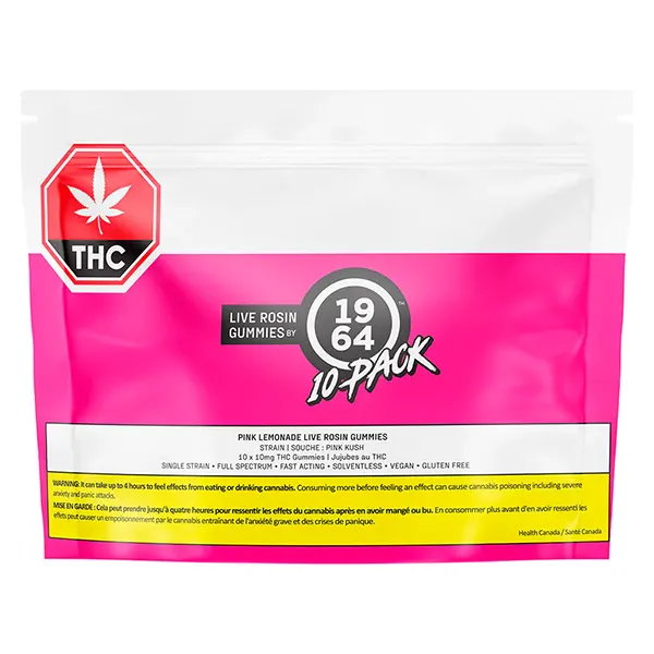 Pink Lemonade Live Rosin Gummies (Gummies) by 1964
