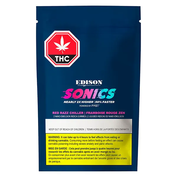 Image for Red Razz Chiller Multi-pack 50 THC:CBD Gummies, cannabis all products by Edison Sonics