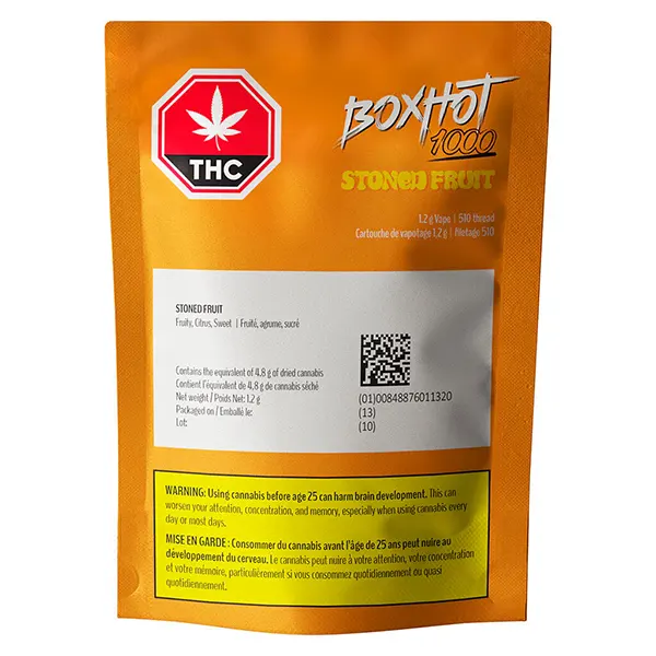 Image for Stoned Fruit 510 Thread Cartridge, cannabis 510 cartridges by BoxHot