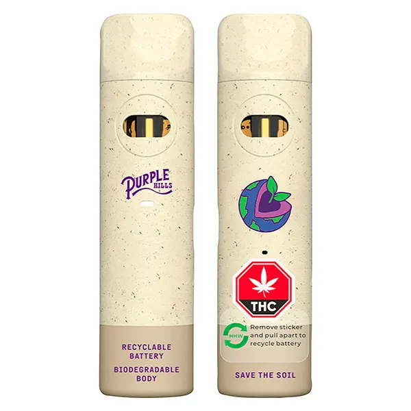 Image for 95+ Blue Raspberry AIO Biodegradable, cannabis vapes by Purple Hills