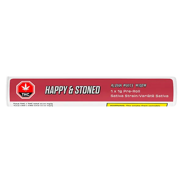 Image for Aloha White Widow Pre-Roll, cannabis all products by Happy & Stoned