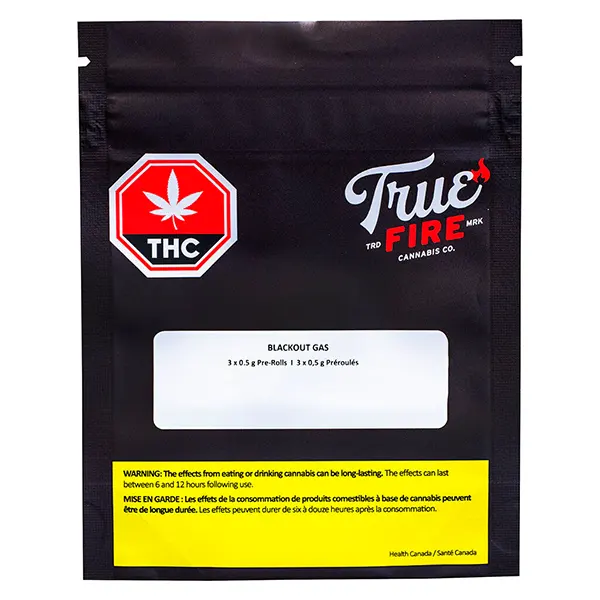 Image for Blackout Gas Pre-Roll, cannabis all products by True Fire