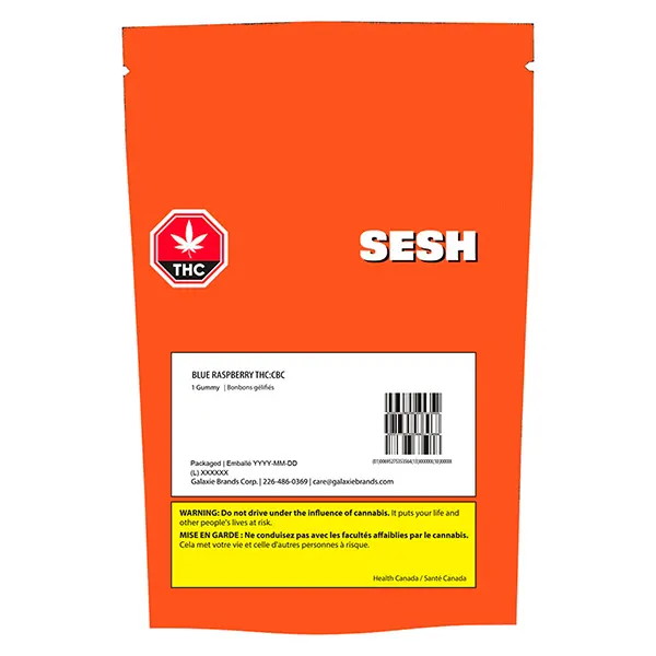 Image for Blue Raspberry THC:CBC, cannabis all products by SESH