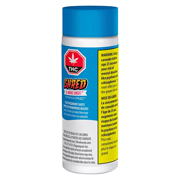 Image for Blue Razberry Shotz, cannabis all products by Shred