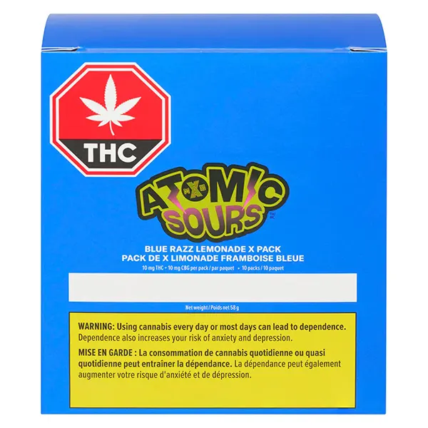 Image for Blue Razz Lemonade Gummies X Pack, cannabis edibles by XMG