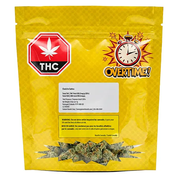 Image for Clock In, cannabis dried flower by Overtime