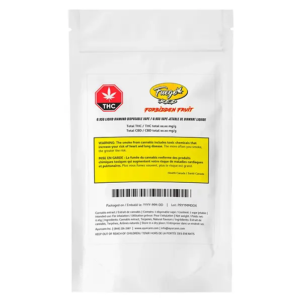 Image for Forbidden Fruit Liquid Diamond Disposable Vape, cannabis all products by Fuego
