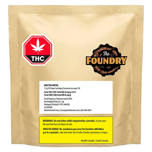 Image for Molten Metal 510 Thread Cartridge, cannabis vapes by The Foundry