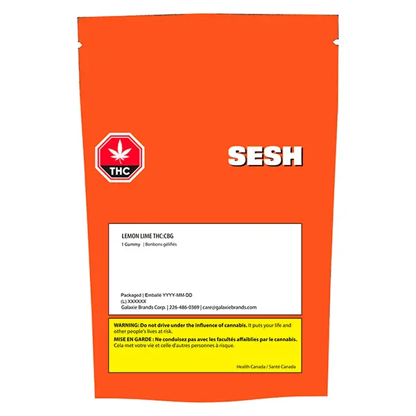 Image for Lemon-Lime THC:CBG, cannabis all products by SESH
