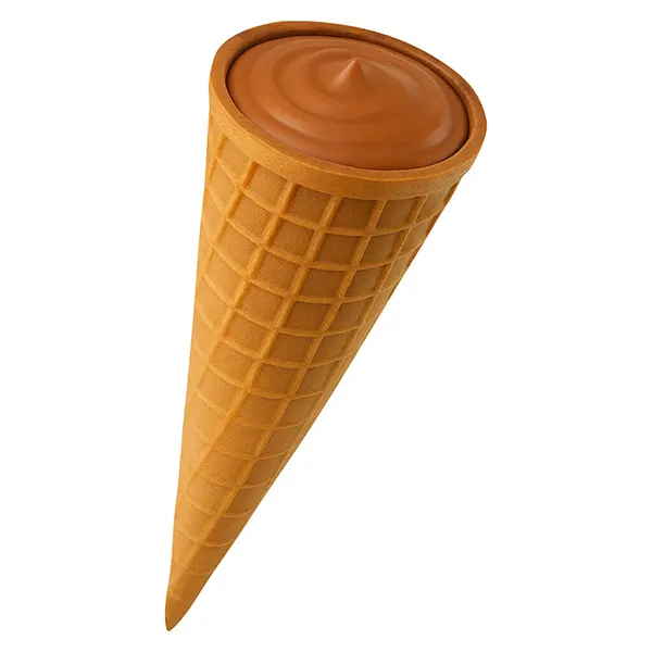 Image for Milk Chocolate Live Rosin Waffle Cones, cannabis edibles by A-Ha!
