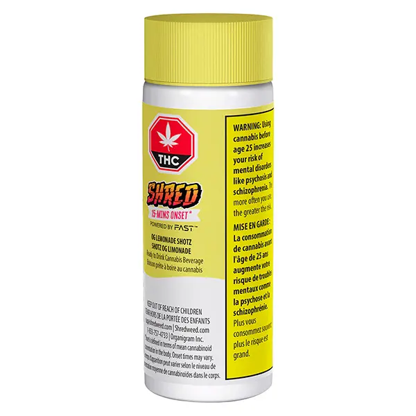 Image for OG Lemonade Shotz, cannabis all products by Shred