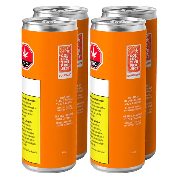 Image for Original Blood Orange Yuzu & Vanilla Sparkling Juice, cannabis beverages by Collective Project
