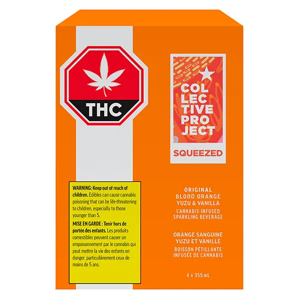 Image for Original Blood Orange Yuzu & Vanilla Sparkling Juice, cannabis beverages by Collective Project