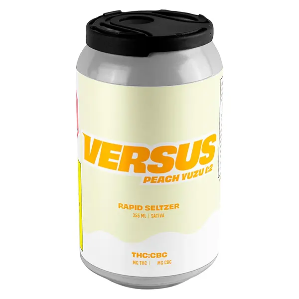 Image for Peach Yuzu 1:2 THC/CBC Rapid Seltzer, cannabis all products by Versus