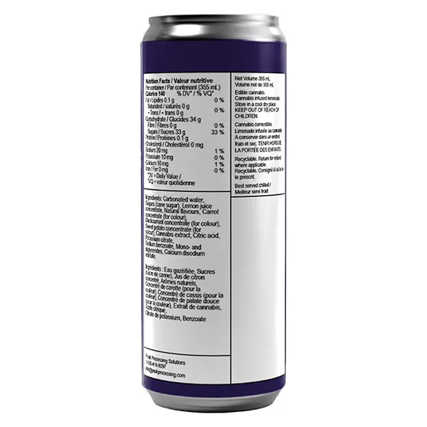 Image for Ray's Blackberry Rosin Lemonade with CBG, cannabis beverages by Ray's Lemonade