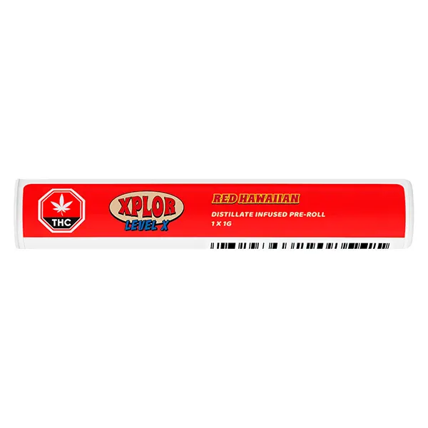 Image for Red Hawaiian Distillate Infused Pre-Roll, cannabis all products by XPLOR