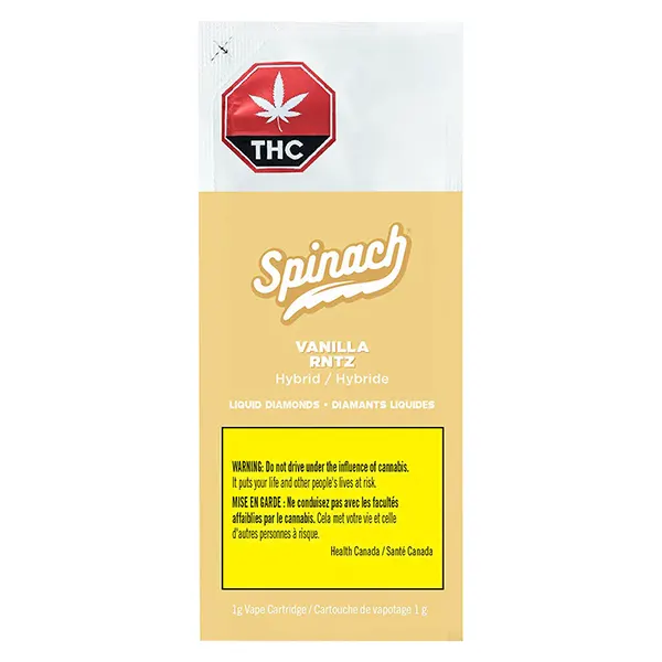 Image for Vanilla RNTZ Liquid Diamonds 510 Thread Cartridge, cannabis vapes by Spinach