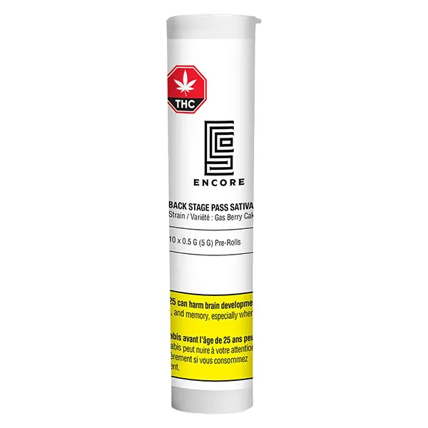 Image for Back Stage Pass Sativa Pre-Roll, cannabis all products by Encore Supply Co