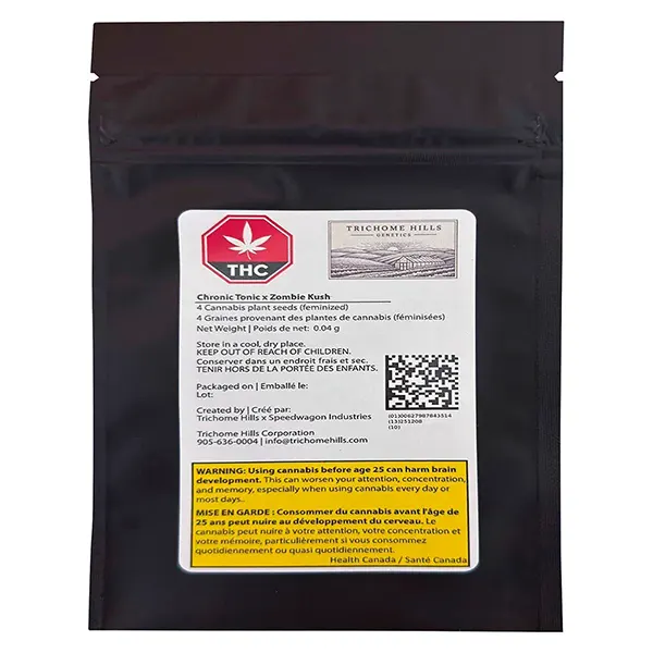 Image for Chronic Tonic x Zombie Kush, cannabis seeds by Trichome Hills Corp