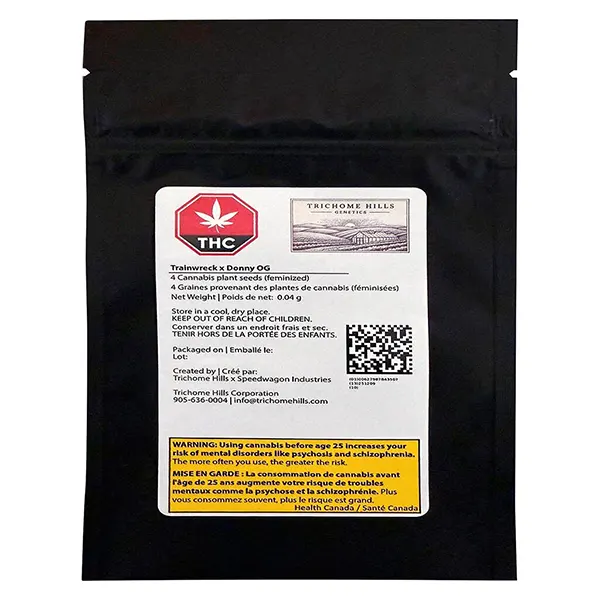Image for Trainwreck x Donny OG, cannabis seeds by Trichome Hills Corp