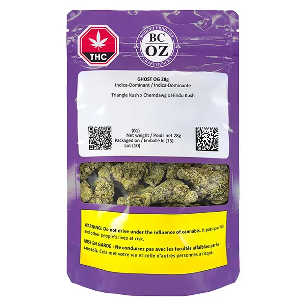Image for Ghost OG, cannabis all products by BC OZ