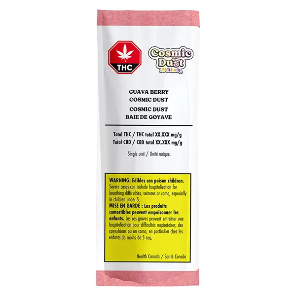 Image for Guava Berry Cosmic Dust, cannabis edibles by Potluck