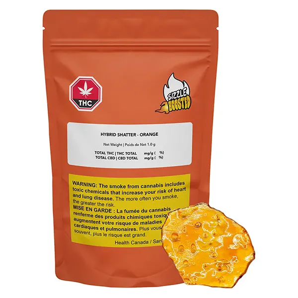 Hybrid Shatter - Orange (Concentrates) by Sizzle