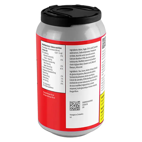 Image for Neon Rush Red Alert, cannabis beverages by Versus