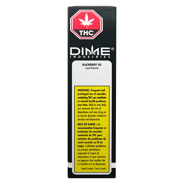 Image for Blackberry OG - Liquid Diamond Disposable, cannabis vapes by Dime Industries