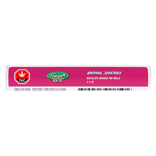 Image for Animal Sherbs Liquid Diamond Infused Pre-Roll, cannabis all products by Fuego