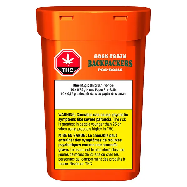 Image for Backpackers Pre-Roll - Blue Magic, cannabis all products by Back Forty