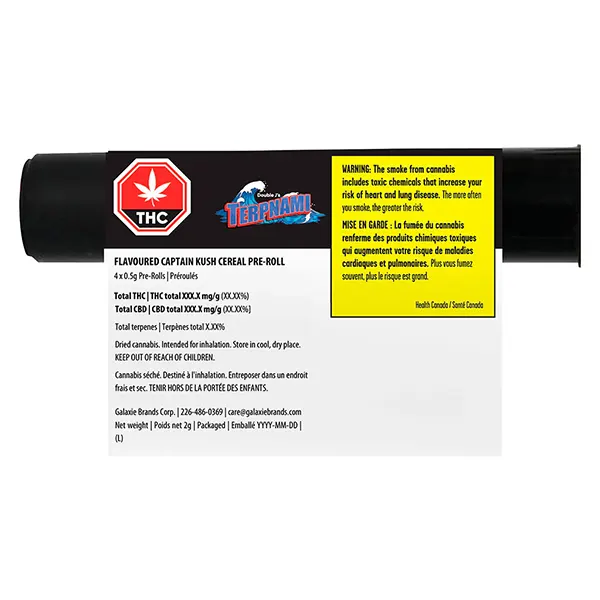 Image for Flavoured Captain Kush Cereal Pre-Roll, cannabis all products by Double J's