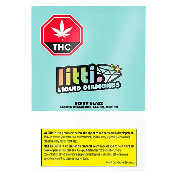 Image for Berry Blaze Liquid Diamonds All-in-One, cannabis all products by Litti.