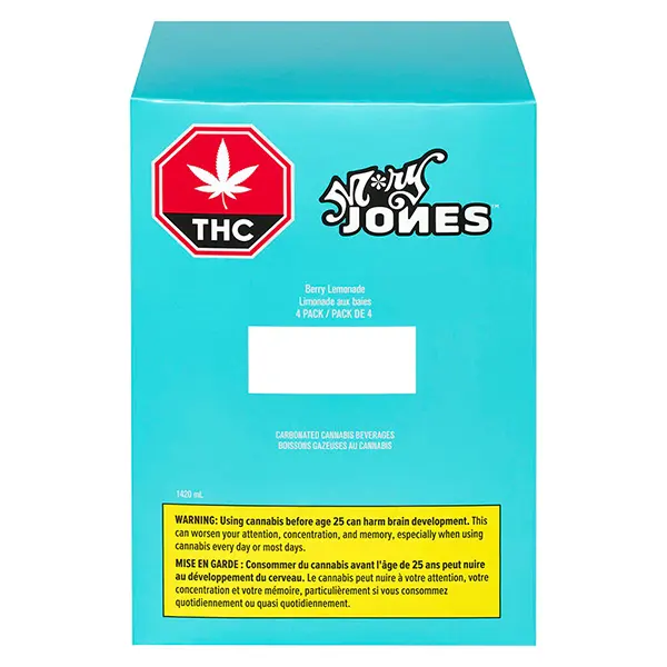 Image for Berry Lemonade 4pk, cannabis beverages by M&ast;ry Jones