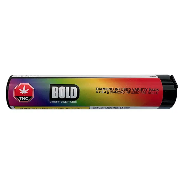 Image for Diamond Infused Variety Pack Pre-Roll, cannabis pre-rolls by BOLD