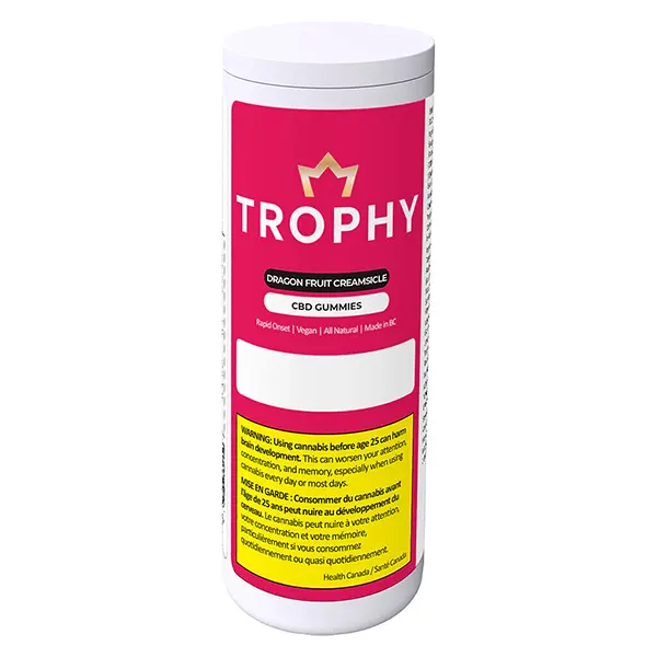 Image for Dragon Fruit Creamsicle, cannabis edibles by Trophy