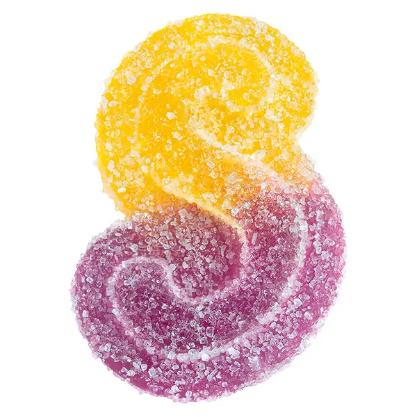 Image for Fully Blasted Peach Passionfruit 1:1 CBN THC Gummies, cannabis all products by SOURZ by Spinach