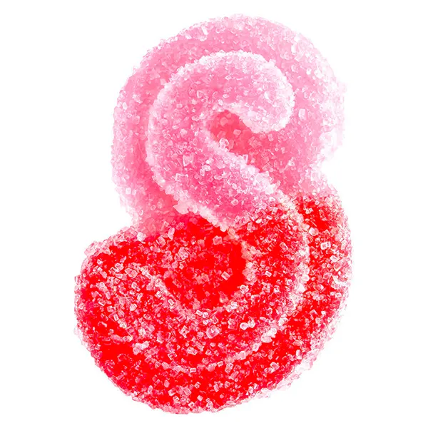 Image for Fully Blasted Strawberry Watermelon 1:1 CBG THC Gummies, cannabis all products by SOURZ by Spinach
