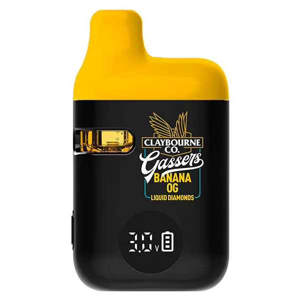 Image for Gassers Banana OG Liquid Diamonds AIO, cannabis all products by Claybourne