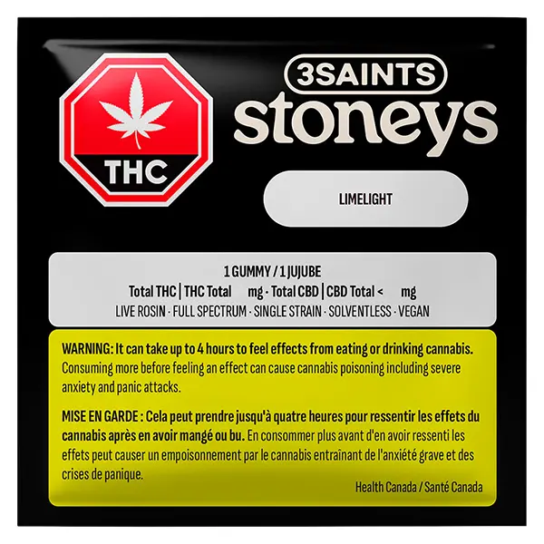 Image for Limelight Rosin Gummy, cannabis all products by 3Saints