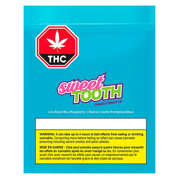 Image for Live Rosin Blue Raspberry Gummy, cannabis all products by Sweet Tooth Cannfectionery