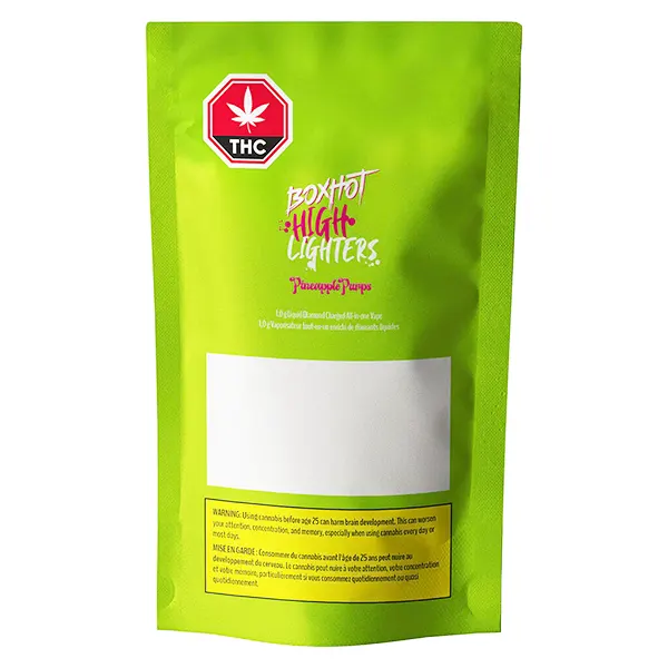 Image for Pineapple Purps Liquid Diamond Charged AIO Vape, cannabis all products by BoxHot