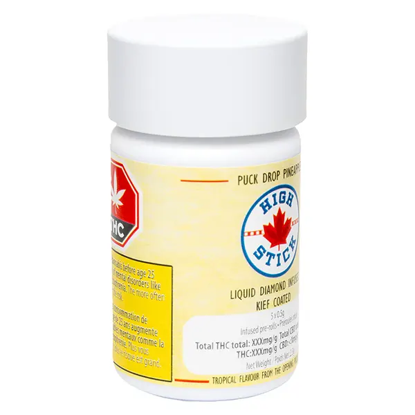 Image for Puck Drop Pineapple Infused Pre-Roll, cannabis all products by Highly Dutch Organic