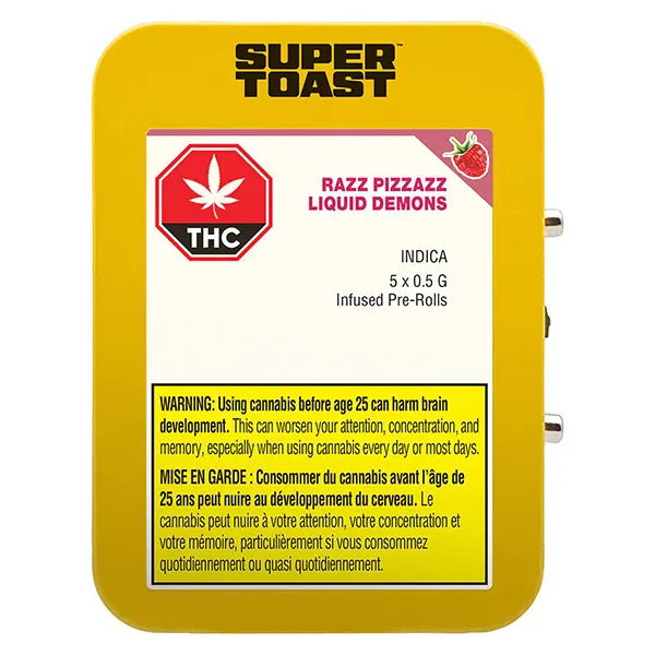Image for Razz Pizzazz Liquid Demons Infused Pre-Roll, cannabis all products by Super Toast