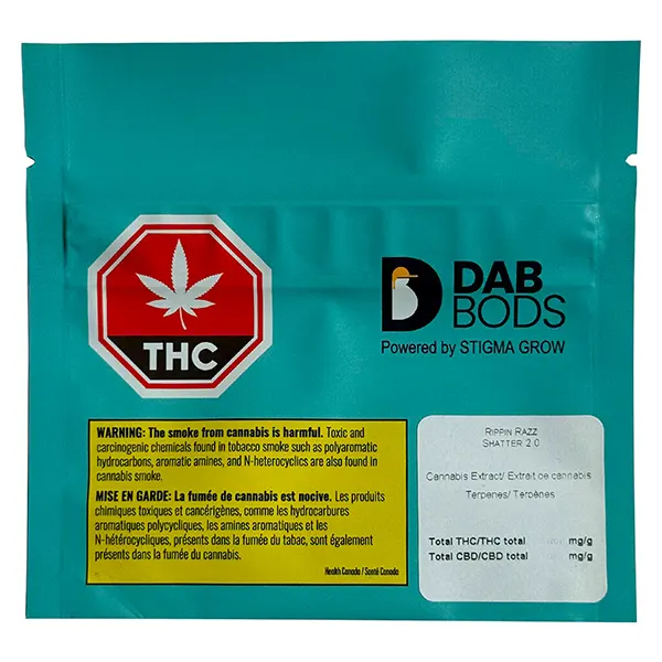 Image for Rippin Razz Shatter 2.0, cannabis concentrates by Dab Bods