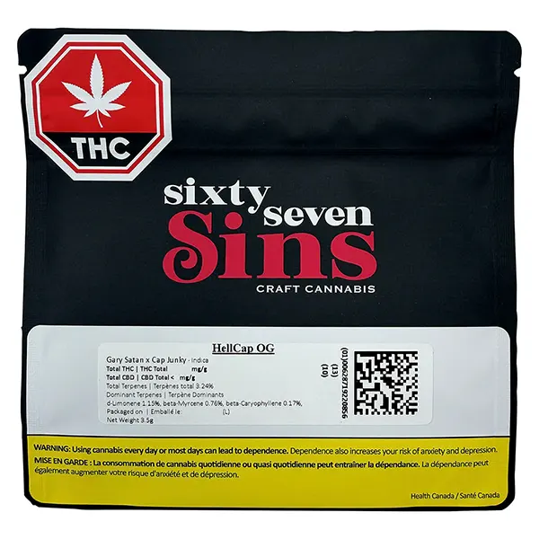 Image for HellCap OG, cannabis all products by Sixty Seven Sins